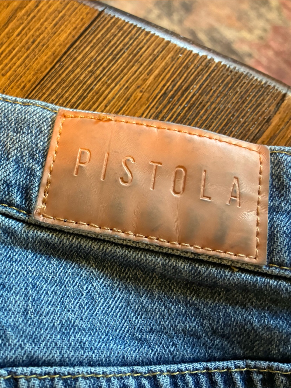 PISTOLA High-Rise Blue Jeans - size 28